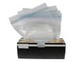 Set de pungi reutilizabile și resigilabile, transparente, cu fermoar ziplock, 17.5x20 cm, plastic, 50 buc 17.5x23x0.2 cm