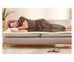 Saltea Top Dormeo Nature Aloe Vera II D110081467, 5cm, 90x200cm, spuma 3D Orthocell, CleanEffect, AirX System, Antiderapant, Alb