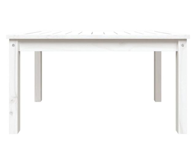 Stolik ogrodowy, biały, 82,5x50,5x45 cm, drewno sosnowe