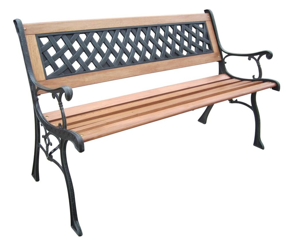 Bok Vrtna klupa, 126 cm, drvo - 2