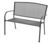 Vrtna klupa, antracit, 108 cm, čelik i mreža thumbnail 1
