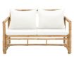 Vrtna sofa s 2 mjesta, s jastucima, bambus thumbnail 2