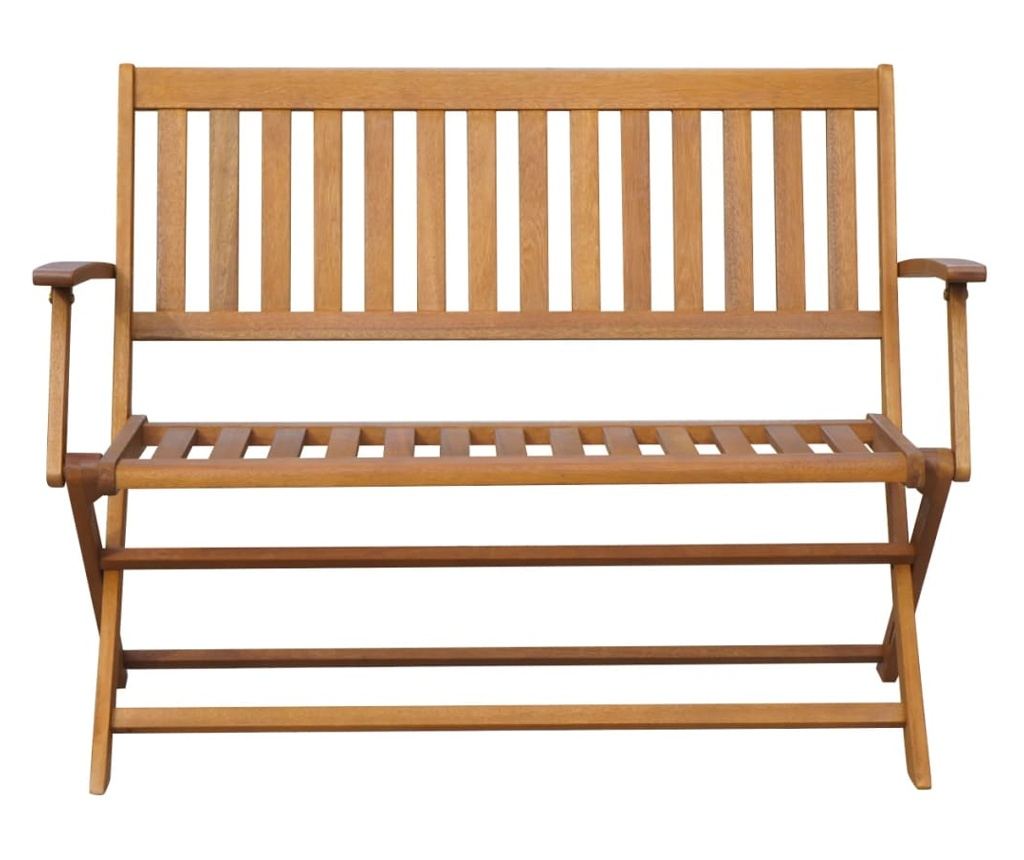 Vrtna klupa, 120 cm, masivno drvo akacije - 2