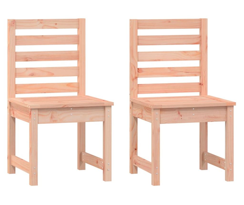 Градински комплект маса, 7 части, масивна дървесина Дуглас - 6