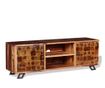 Comodă TV din lemn de sheesham masiv, 120 x 30 x 40 cm