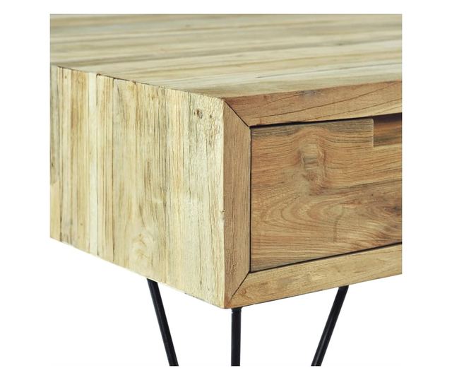 TV komoda 120 x 35 x 35 cm, masivno tikovo drvo