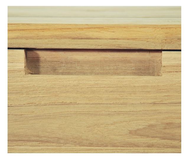 TV komoda 120 x 35 x 35 cm, masivno tikovo drvo