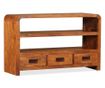 TV komoda, masivno drvo s sheesham završnom obradom, 90x30x55 cm