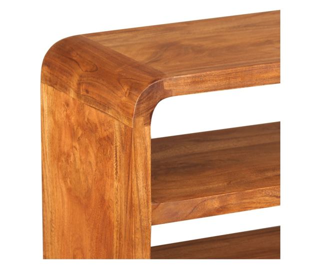 TV komoda, masivno drvo s sheesham završnom obradom, 90x30x55 cm