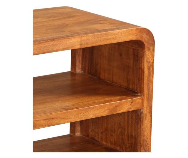 TV komoda, masivno drvo s sheesham završnom obradom, 90x30x55 cm