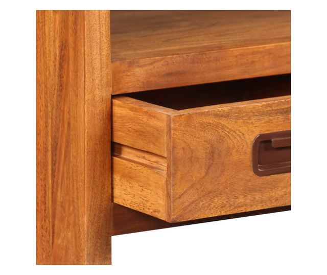 TV komoda, masivno drvo s sheesham završnom obradom, 90x30x55 cm