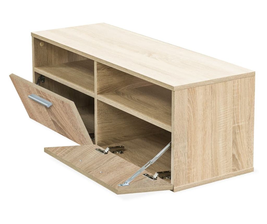 Скрин за телевизор, ПДЧ, 95 x 35 x 36 см, дъб - 3