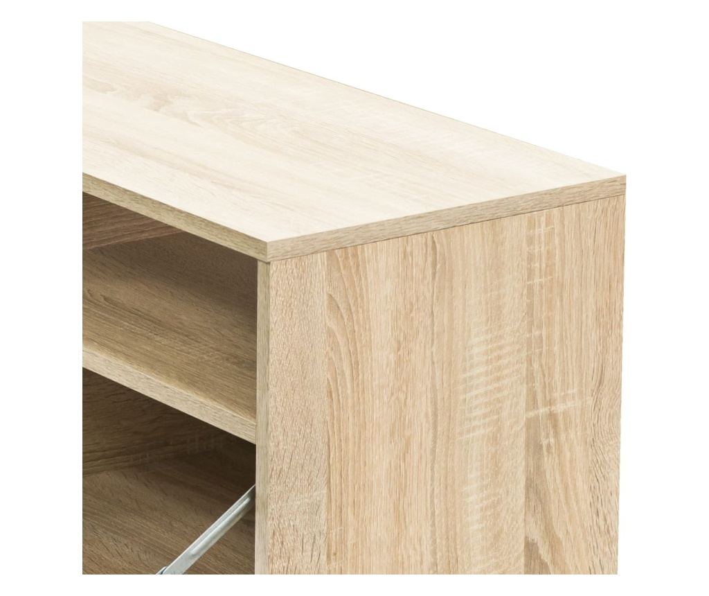 Скрин за телевизор, ПДЧ, 95 x 35 x 36 см, дъб - 4