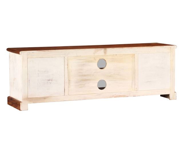 TV komoda od masivnog drva sheesham i manga, 120x30x40 cm