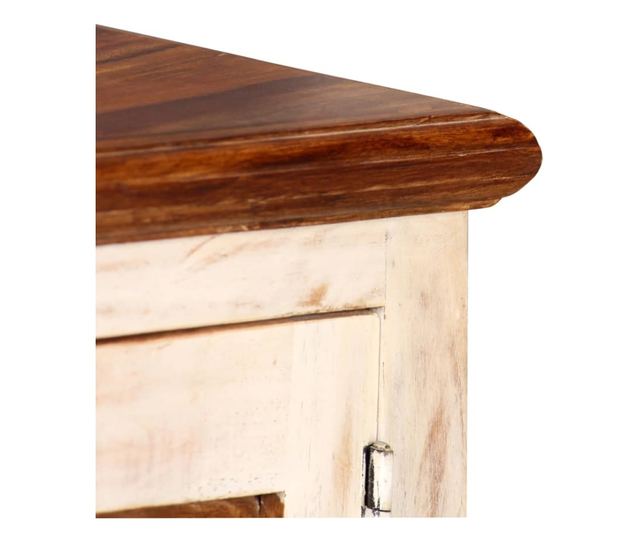 TV komoda od masivnog drva sheesham i manga, 120x30x40 cm