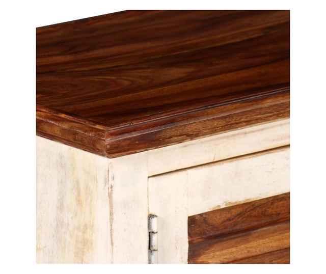 TV komoda od masivnog drva sheesham i manga, 120x30x40 cm