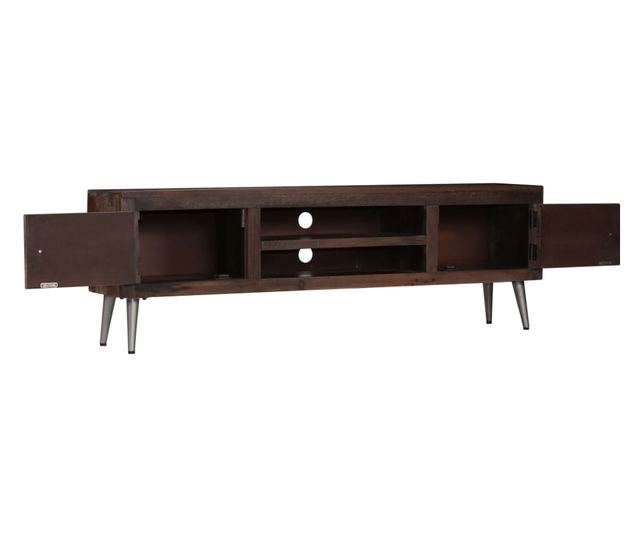 Comodă TV, 140 x 30 x 45 cm, lemn masiv reciclat