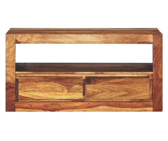 TV komoda od masivnog sheesham drveta, 80 x 30 x 40 cm