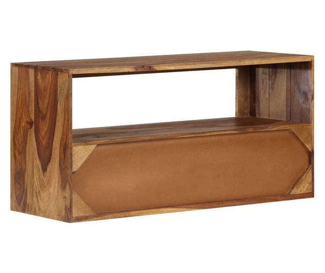 TV komoda od masivnog sheesham drveta, 80 x 30 x 40 cm