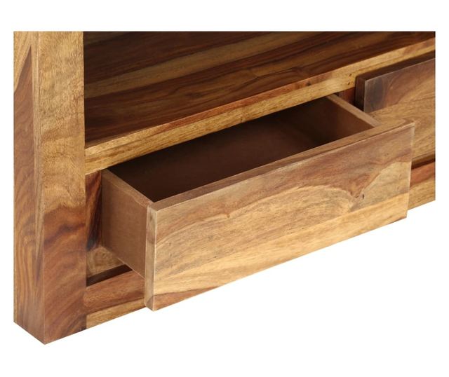 TV komoda od masivnog sheesham drveta, 80 x 30 x 40 cm