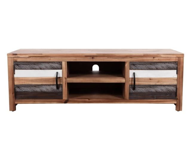 TV komoda, 120x35x40 cm, masivno drvo akacije
