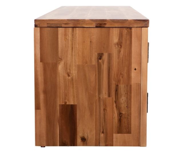 TV komoda, 120x35x40 cm, masivno drvo akacije