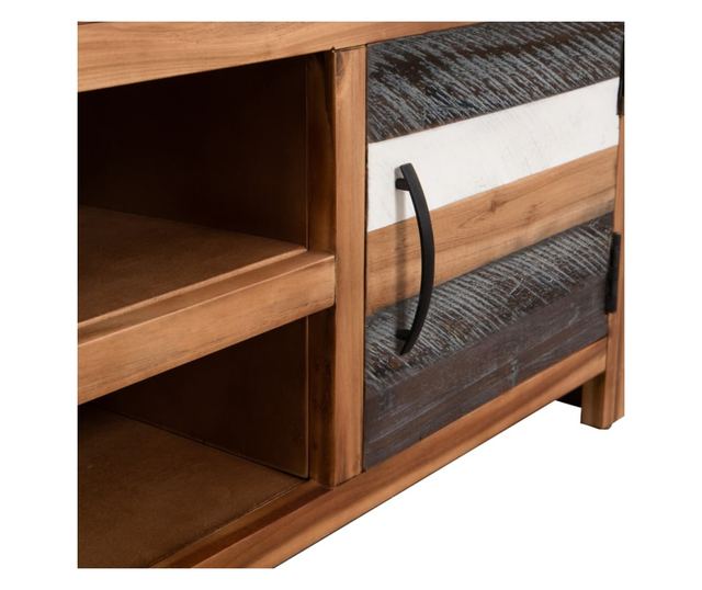 TV komoda, 120x35x40 cm, masivno drvo akacije