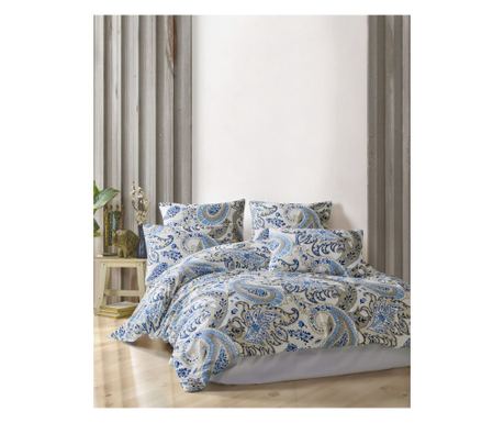 Story Home Dvostruki set posteljine, 100% satenski pamuk, 210 TC, 4 komada, Bella