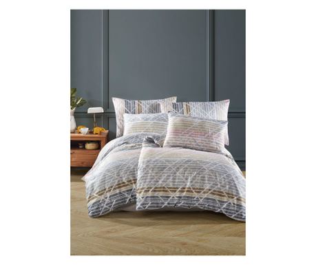 Dvostruki set posteljine, Story Home, 100% satenski pamuk, 210 TC, 4 dijela, Izay