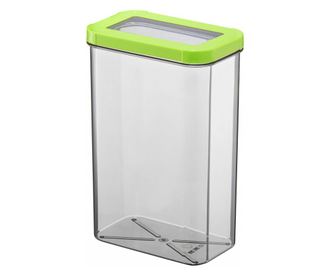 Recipient depozitare cu capac verde 2.5L, AMBITION Optimo