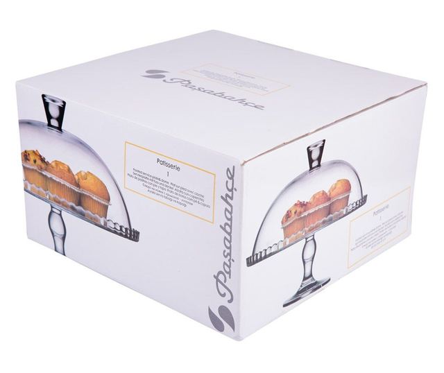 Suport tort cu capac 32cm, PASABAHCE Patisserie