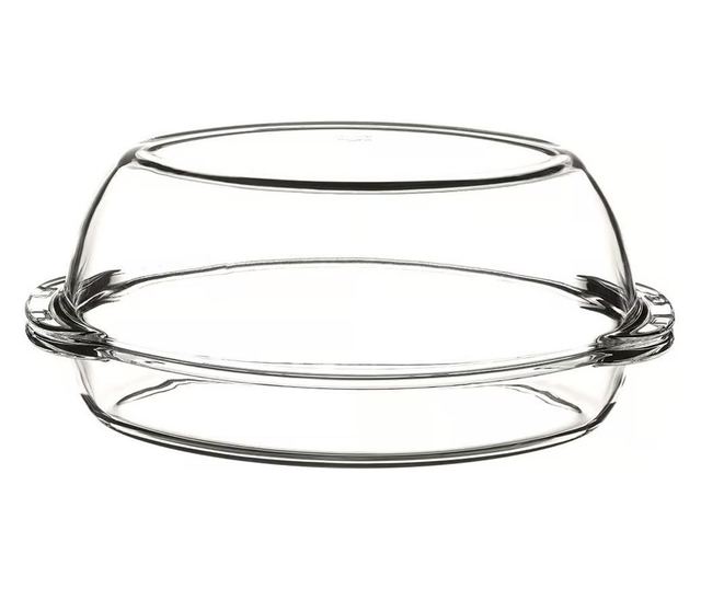 Vas termorezistent cu capac 4.5L, oval, AMBITION Excellent