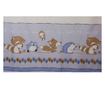 Lenjerie pat copii Odette Blue, din bumbac, 100x140 cm