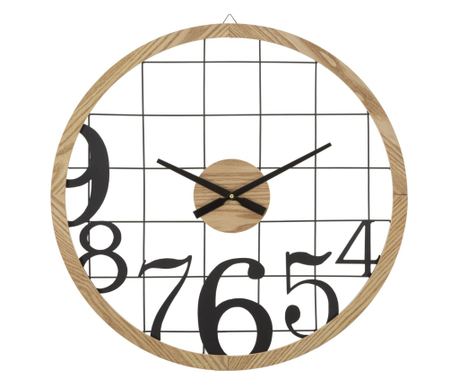 ZIDNI SAT BROJEVI CM Ø 60X2,5