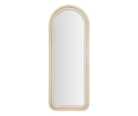 Oglindă de perete cloe catifea crem cm 60x4x160