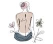 Zidna umjetnost Lady Beige 80 cm thumbnail 1