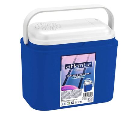 Cutie frigorifica ATLANTIC, 10 litri, activa, 12V, racire, fara BPA, albastru