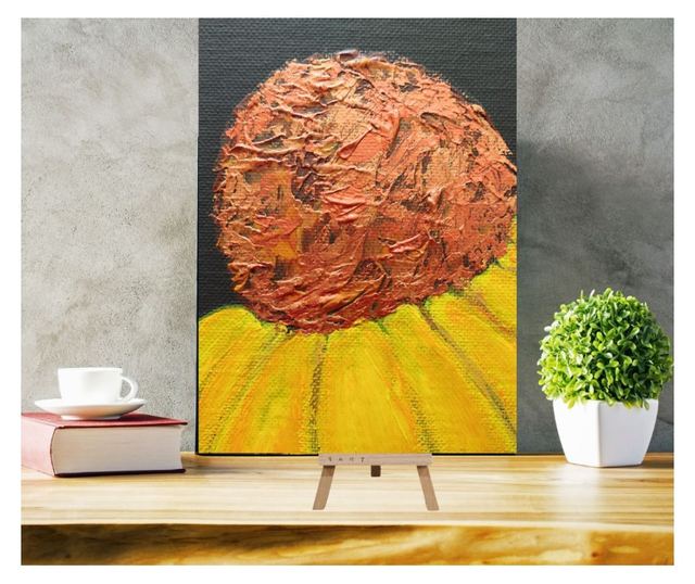 Tablou birou Tablou floare, dimensiuni 18x12 cm