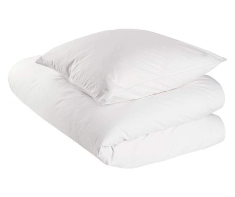 Комплект от 2 летни юргана Kotonia Home - 1 лице 140x215 см 150g/m2, с 1 възглавница 50x70, Бял