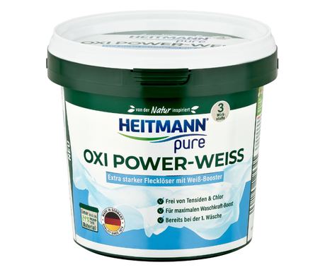 HEITMANN Pure Oxi добавка против петна за бяло пране, 500 гр