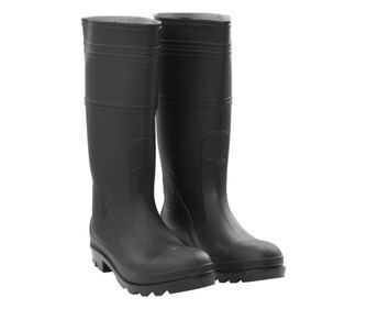 Cizme de ploaie, negru, PVC, marime 46