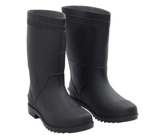 Cizme de ploaie, negru, PVC, marime 41