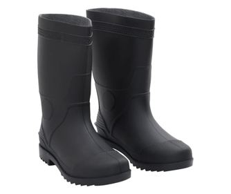 Cizme de ploaie, negru, PVC, marime 42
