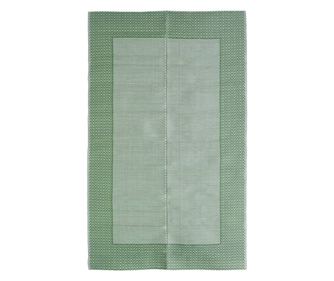 Килим за открито, зелен, 140x200 см, PP
