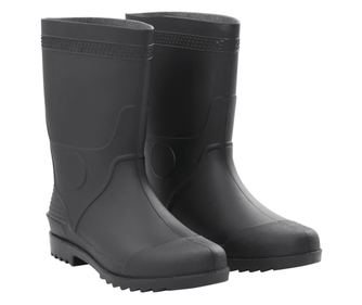 Cizme de ploaie, negru, PVC, marime 45