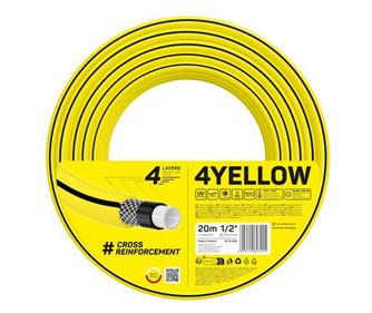 Furtun gradina, Cellfast Yellow, 4 straturi, 1/2″, 20 m
