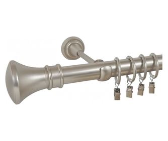 EGYSZERŰ FALRA RÖGZÍTHETŐ GALÉRIA 25 MM -LUXOR- CROM MATT