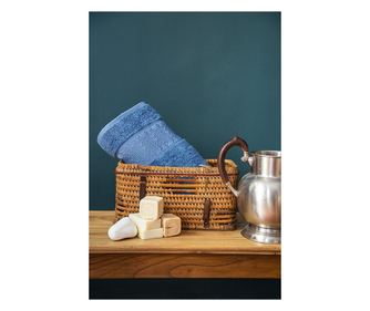 Кърпа Bamboo Jacquard Marsilya, 50x90, индиго