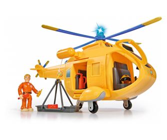 Simba Požárník Sam Vrtulník Wallaby II s figurkou 9251002