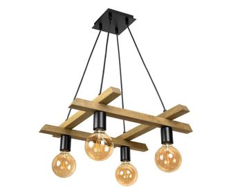 Candelabru PORTO, nuc, 4xE27